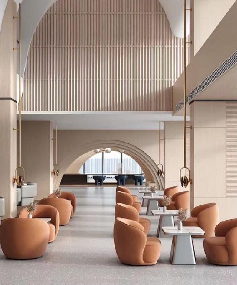 Contract-grade hotel furniture in multiple finishes